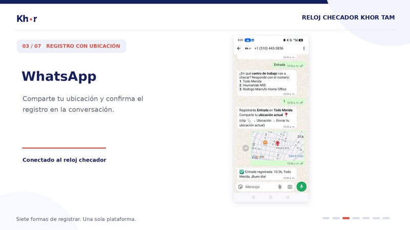 WhatsApp — Khor TAM